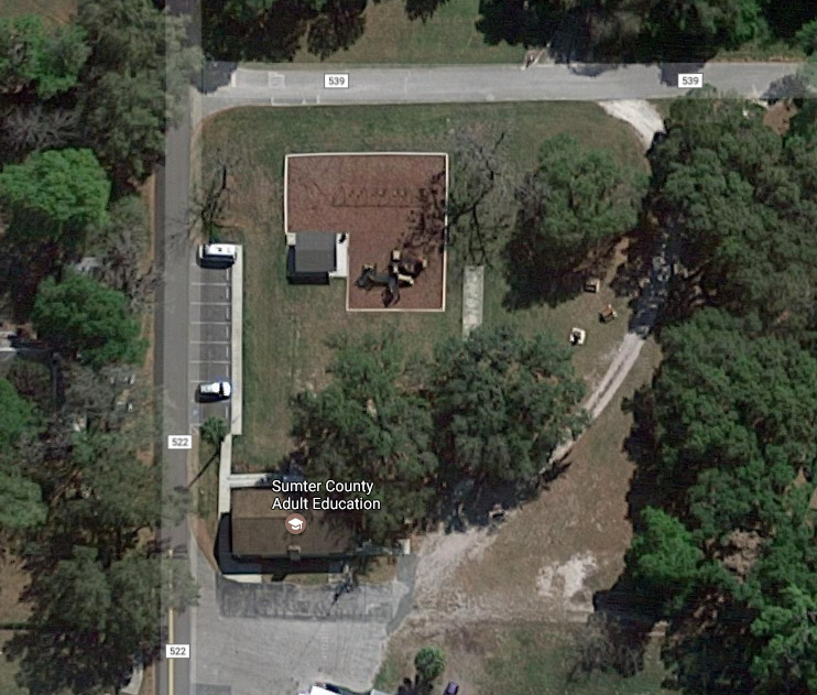 birdseye view of Sumter County Adult Education building