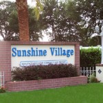 Sunshine village sign