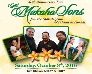 Makaha Sons...40th Anniversary Tour @ Savannah Center | The Villages | Florida | United States
