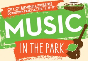 City of Bushnell Presents Music in the Park @ Bushnell Downtown Park | Bushnell | Florida | United States