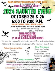 Dade's Haunted Event @ Dade Battlefield