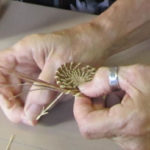 pine needle weaving