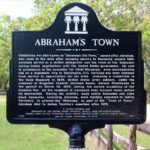 Abraham's Town sign