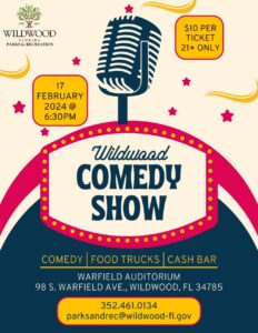 Wildwood Comedy Show @ Warfield Auditorium