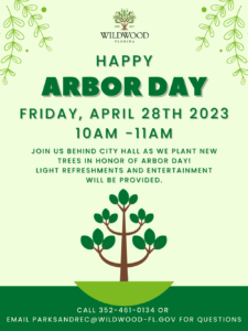 Arbor Day! @ Wildwood City Hall