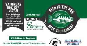Fish In The Pan Bass Tournament @ Pana Vista Lodge