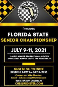 2021 Florida Senior Open Chess Championship @ Laurel Manor Recreation Center