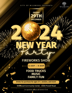 2024 New Year Party @ Wildwood Community Center