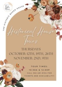 Historical House Tours @ The Historical Baker House