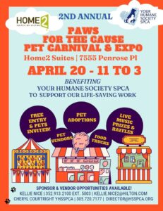 Paws for the Cause Pet Carnival & Expo @ Home2 Suites Wildwood/The Villages